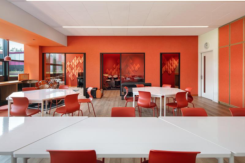 Press kit | 7640-02 - Press release | Music Classrooms at The Western Academy of Beijing - studio vapore - Institutional Architecture - Photo credit:  Shawn Koh 