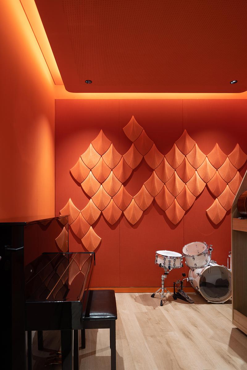 Press kit | 7640-02 - Press release | Music Classrooms at The Western Academy of Beijing - studio vapore - Institutional Architecture - Photo credit: Vincent Wu