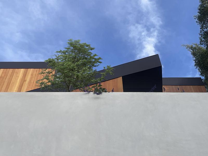 Dossier de presse | 5795-10 - Communiqué de presse | Slot House - ANX / Aaron Neubert Architects - Architecture résidentielle - Exterior Detail - Crédit photo : ANX