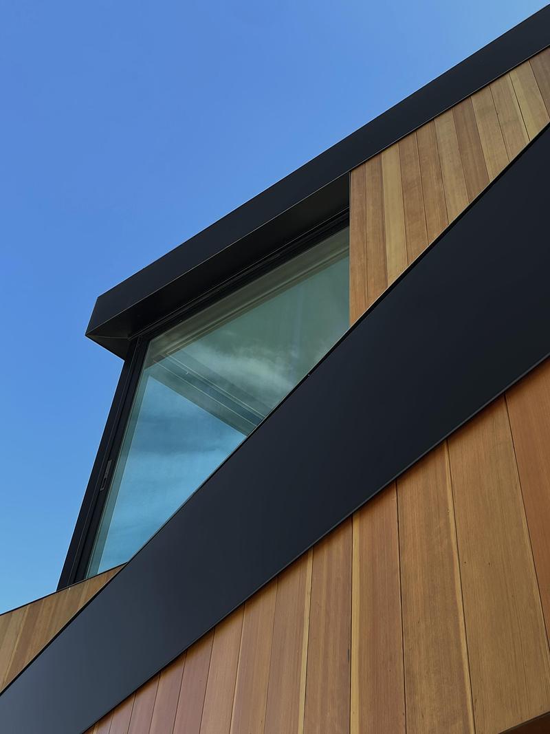 Dossier de presse | 5795-10 - Communiqué de presse | Slot House - ANX / Aaron Neubert Architects - Architecture résidentielle - Exterior Detail - Crédit photo : ANX