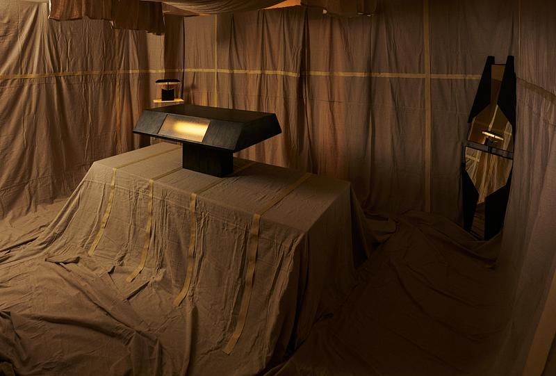 Press kit | 7861-01 - Press release | KAIA Presents First Collection with Pauline Leprince: Beneath the Surface - KAIA - Lighting Design - "Benath the Surface" Installation at KAIA Showroom in New York - Photo credit: Matthew Gordon