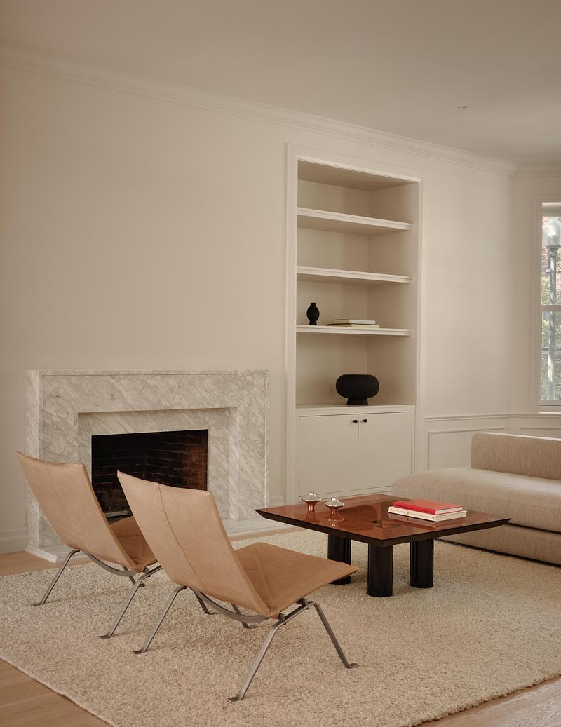 Press kit | 4241-11 - Press release | Wood Residence - Vives St-Laurent - Residential Architecture - Living room - Photo credit: Alex Lesage