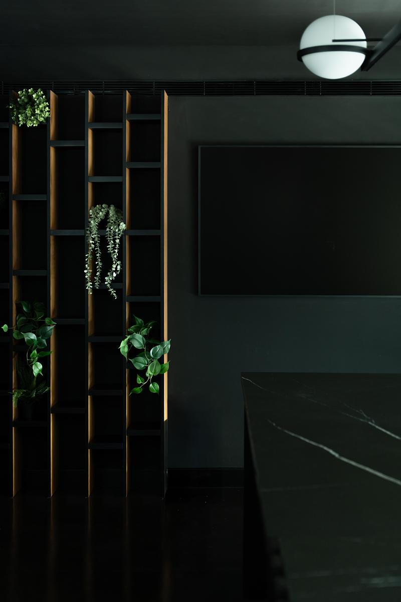 Dossier de presse | 7862-01 - Communiqué de presse | Noir Matière - Boobrook - Design d’intérieur résidentiel - Crédit photo : Shoayb Khattab