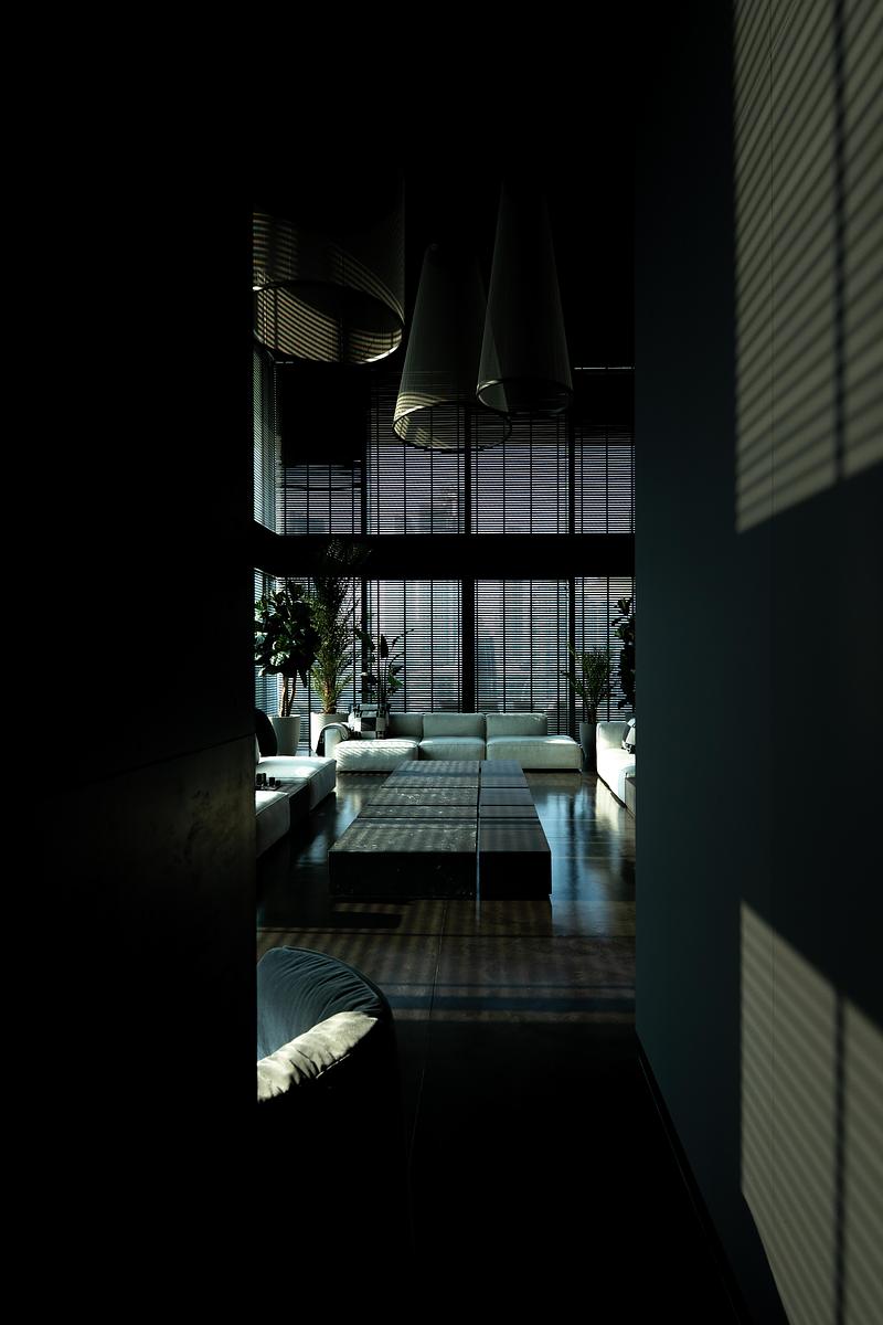 Dossier de presse | 7862-01 - Communiqué de presse | Noir Matière - Boobrook - Design d’intérieur résidentiel - Crédit photo : Shoayb Khattab