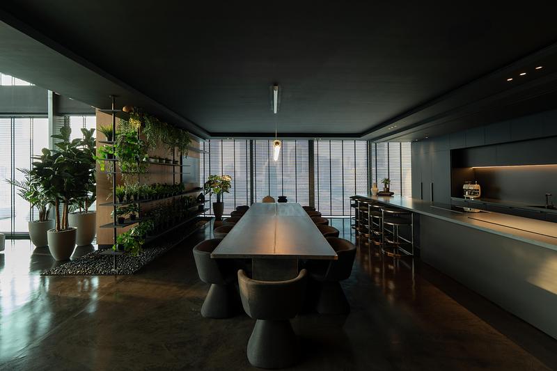 Dossier de presse | 7862-01 - Communiqué de presse | Noir Matière - Boobrook - Design d’intérieur résidentiel - Crédit photo : Shoayb Khattab