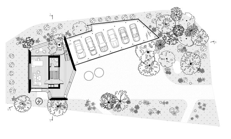 Press kit | 4008-05 - Press release | Garage for Car Collection - ATRIUM - Residential Architecture - Garage for car collection - Photo credit: ATRIUM