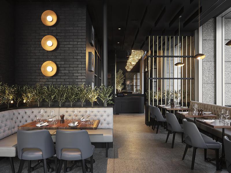 Dossier de presse | 3962-02 - Communiqué de presse | Cléo Katcho Design Architectural revisite la brasserie française en aménageant une nouvelle adresse Chez Lionel au centre-ville de Montréal - Cleo Katcho Design Architectural Inc. - Design d’intérieur commercial - Crédit photo : Maxime Brouillet