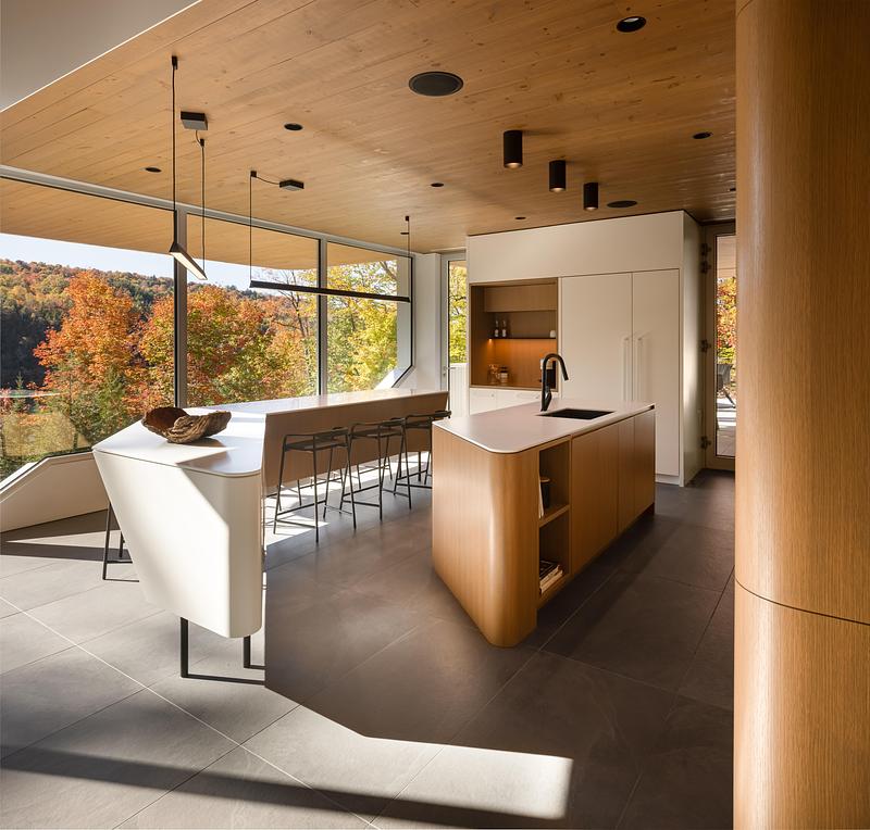 Press kit | 880-25 - Press release | The Albatross - MU Architecture - Residential Architecture - Kitchen - Photo credit: Stéphane Groleau