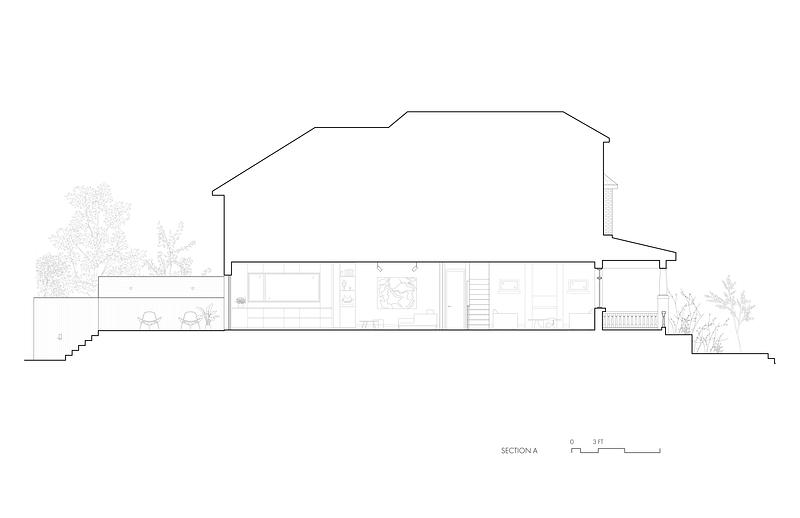 Dossier de presse | 7516-02 - Communiqué de presse | High Park House - Reign Architects - Design d’intérieur résidentiel - Section A - Crédit photo : Reign Architects