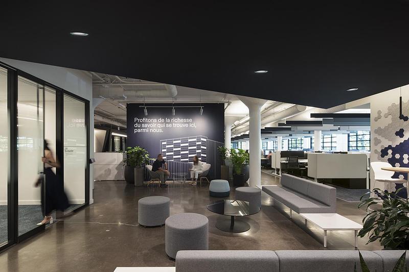 Dossier de presse | 7474-04 - Communiqué de presse | L’impact du design d’intérieur en milieu de travail - GKC Architecture & Design - Design d’intérieur commercial - Crédit photo : Adrien Williams