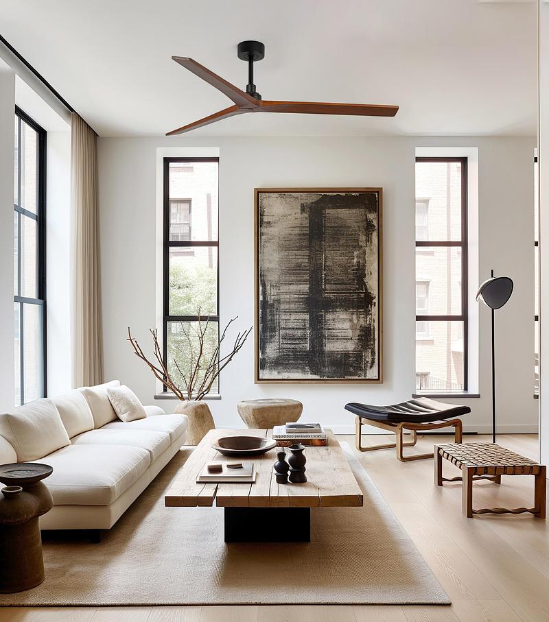 Dossier de presse | 1144-10 - Communiqué de presse | Designing the Air: Faro Barcelona Defines Modern Ventilation - Faro Barcelona - Produit - KLIM CEILING FAN - Crédit photo : Faro Barcelona