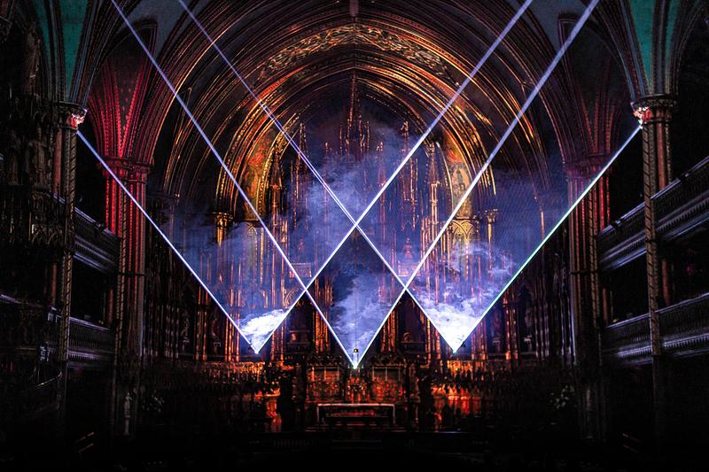 Press kit | 1089-13 - Press release | AURA by Moment Factory: Transforming Iconic Cultural Venues Into Must-Visit Immersive Destinations - Moment Factory - Multimedia Design -  AURA Notre-Dame Basilica, Montréal (inaugurated in 2017)  - Photo credit:  Moment Factory 