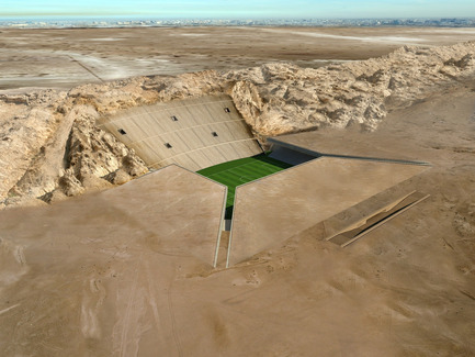 Press kit | 1028-02 - Press release | Winning projects announced at the 2012 Emirates Glass Leaf Awards - The Emirates Glass LEAF Awards - Competition - MZ Architects with The Rock Stadium, Al Ain, UAE