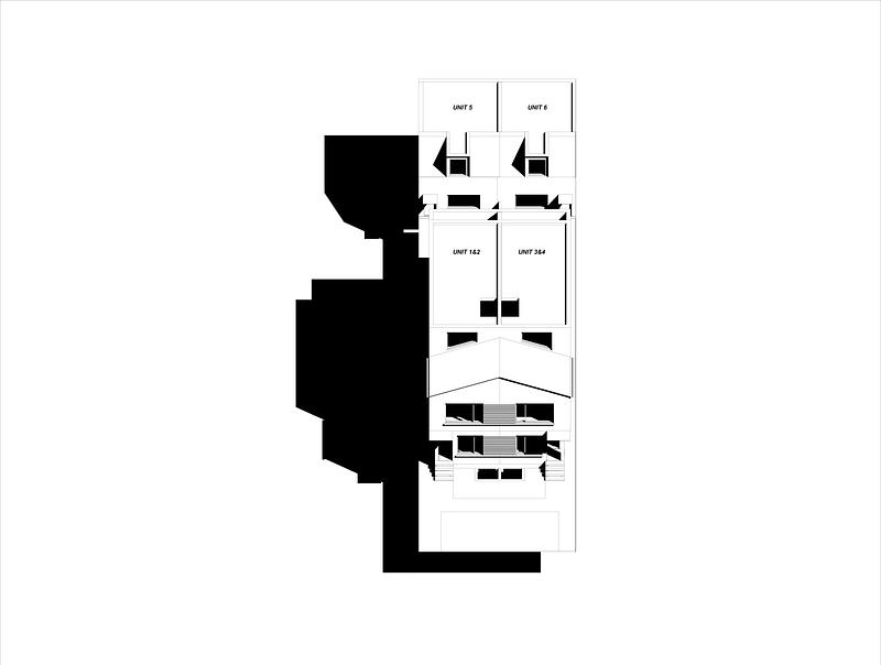 Press kit | 7856-01 - Press release | Montrose Sixplex: A New Housing Model for Gentle Density on a Residential Street in Toronto - Gabriel Fain Architects - Residential Architecture - Diagram - Photo credit: Gabriel Fain Architects