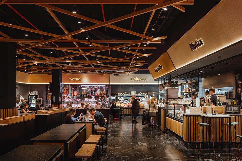 Dossier de presse | 3724-18 - Communiqué de presse | San Martin Market - EL EQUIPO CREATIVO - Design d’intérieur commercial - Ground floor - Crédit photo : <p>Aitor Estévez</p>