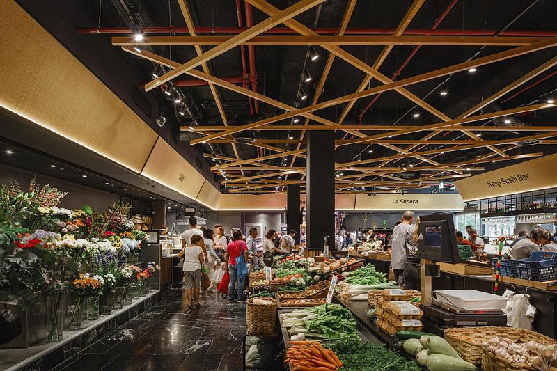 Dossier de presse | 3724-18 - Communiqué de presse | San Martin Market - EL EQUIPO CREATIVO - Design d’intérieur commercial - Ground floor - Crédit photo : <p>Aitor Estévez</p>