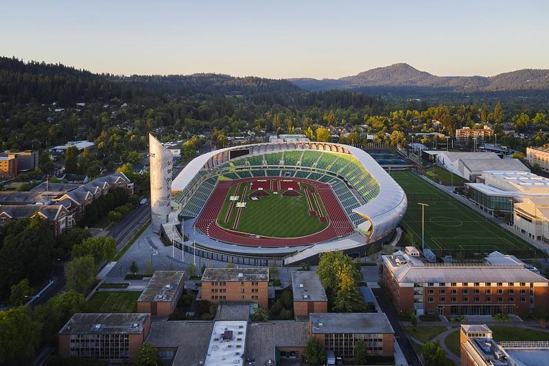 Dossier de presse | 1456-19 - Communiqué de presse | Ennead Architects joining CannonDesign to deepen design’s impact on society  - CannonDesign - Architecture commerciale - University of Oregon Hayward Field, designed by CannonDesign - Crédit photo : Kevin Scott