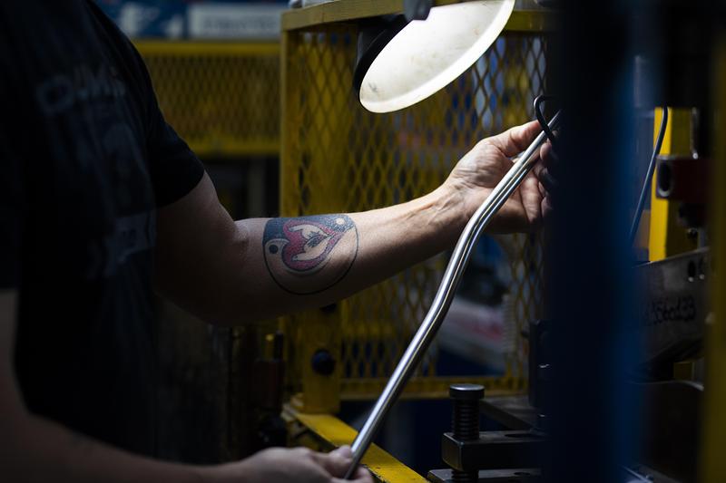 Press kit | 1833-09 - Press release | VELLO Turns to Iconic Steel Manufacturer Columbus: New Partnership Announced During Milan Design Week - VELLO Bike - Industrial Design - Photo credit: Felix Busso