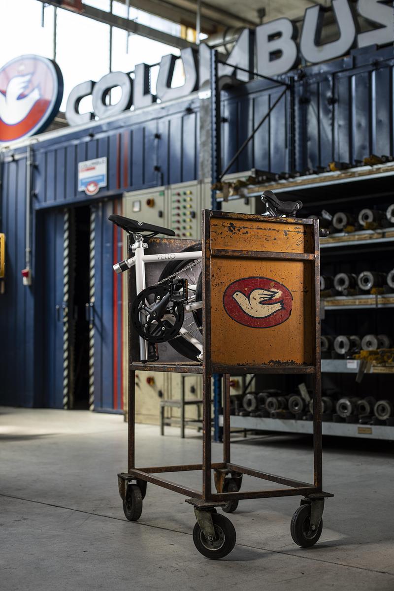 Press kit | 1833-09 - Press release | VELLO Turns to Iconic Steel Manufacturer Columbus: New Partnership Announced During Milan Design Week - VELLO Bike - Industrial Design - Photo credit: Felix Busso