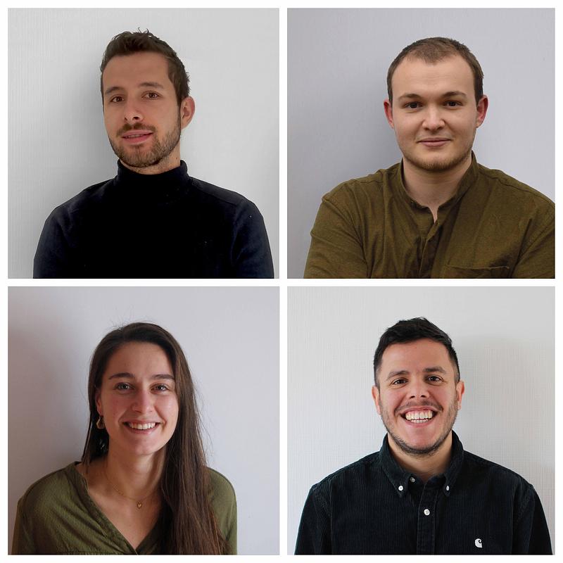 Dossier de presse | 982-59 - Communiqué de presse | Festival des Architectures Vives 2026: équipes et projets - Association Champ Libre - Évènement + Exposition - <p class="">Collectif Nou(e)s : Maxime Neuville, Violette Soleilhac, Tanguy Guyot, Fabien Lamy</p> - Crédit photo : Collectif Nou(e)s