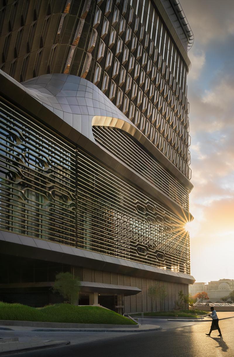 Press kit | 3649-02 - Press release | Ceramic Innovation Meets High-Rise Design: 302-Metre-Tall Wasl Tower Now Completed - UNS - Commercial Architecture - Photo credit: ©Ahmad Alnaji - SARAB