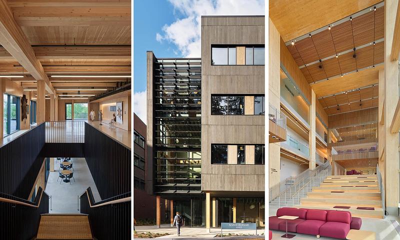 Dossier de presse | 809-47 - Communiqué de presse | AZURE Announces Finalists of the 2026 AZ Awards - AZURE Media - Concours - <p>Finalists - Environmental Leadership</p><p><br></p><p>Stantec Architecture: Buffalo Crossing Paul Albrechtsen Visitor Centre, Winnipeg, Canada <br>Perkins&amp;Will: Kaiser Borsari Hall, Bellingham, USA<br>Moriyama Teshima with Acton Ostry Architects: Limberlost Place, Toronto, Canada</p> - Crédit photo : AZURE