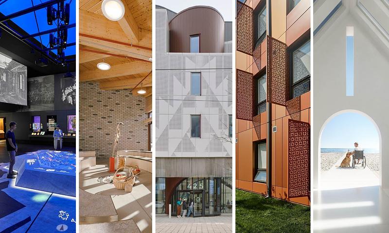 Dossier de presse | 809-47 - Communiqué de presse | AZURE Announces Finalists of the 2026 AZ Awards - AZURE Media - Concours - <p>Finalists - Social Good</p><p><br></p><p>Lahdelma &amp; Mahlamäki Architects: The Lost Shtetl Jewish Museum, Šeduva, Lithuania<br>J.L. Richards &amp; Associates: Biidaaban Kinoomaagegamik (Sagamok) School, Sagamok Anishnawbek, Canada<br>Stantec Architecture and Two Row Architect: Anishnawbe Health Toronto Indigenous Community Health Centre*<br>mcCallumSather and Smart Density: 1120 Ossington, Toronto, Canada <br>Design HARU: Universal Beach, Toronto, Canada</p> - Crédit photo : AZURE
