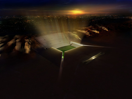 Press kit | 1028-02 - Press release | Winning projects announced at the 2012 Emirates Glass Leaf Awards - The Emirates Glass LEAF Awards - Competition - MZ Architects with The Rock Stadium, Al Ain, UAE