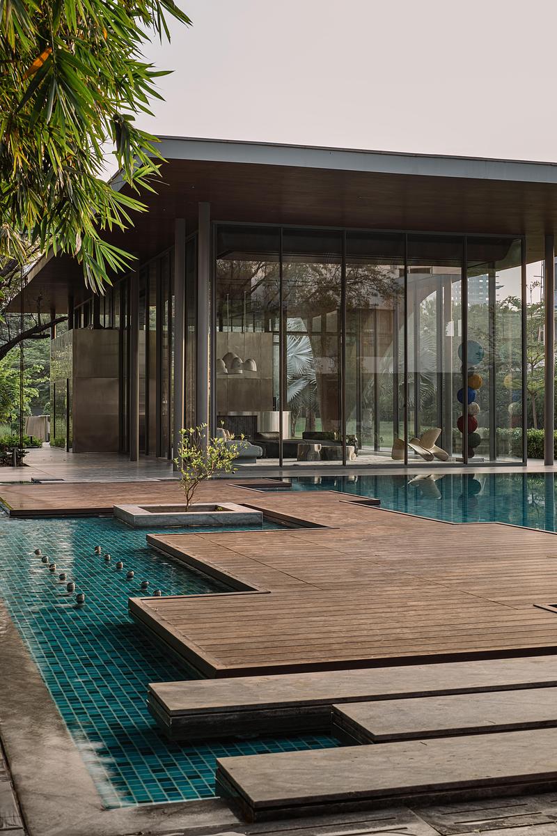 Press kit | 6986-04 - Press release | The Dip Pavilion - andblack design studio - Residential Architecture - Photo credit: Ishita Sitwala