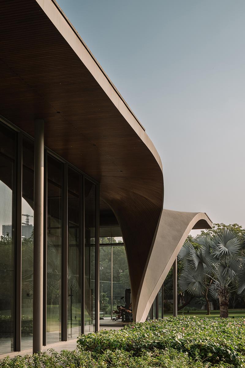 Press kit | 6986-04 - Press release | The Dip Pavilion - andblack design studio - Residential Architecture - Photo credit: Ishita Sitwala