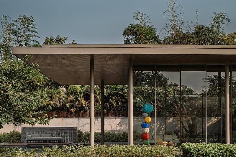 Press kit | 6986-04 - Press release | The Dip Pavilion - andblack design studio - Residential Architecture - Photo credit: Ishita Sitwala