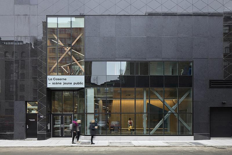 Press kit | 558-06 - Press release | La Caserne – The Theatre for Young Audiences - SBTA inc. + Delort et Brochu architectes - Institutional Architecture - Photo credit: James Brittain