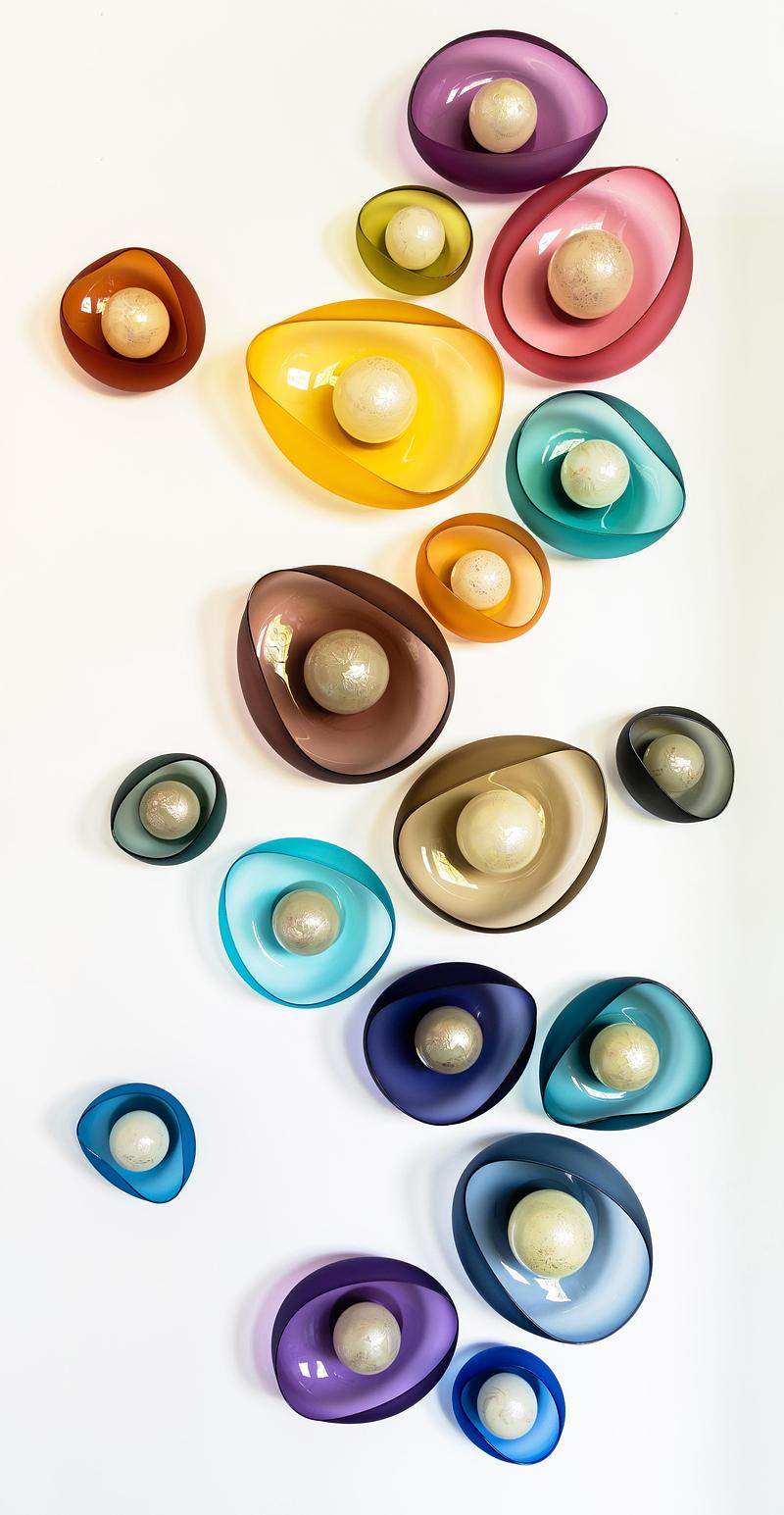 Press kit | 2351-06 - Press release | Five Female-Led Studios Champion Canadian Furniture and Lighting at WANTED New York - Mary Ratcliffe Studio, The Goodman Studio, Maha Alavi Studio, Anony, and Simone Ferkul Projects - Industrial Design - Geo Sconces - Photo credit: Worker Bee Supply