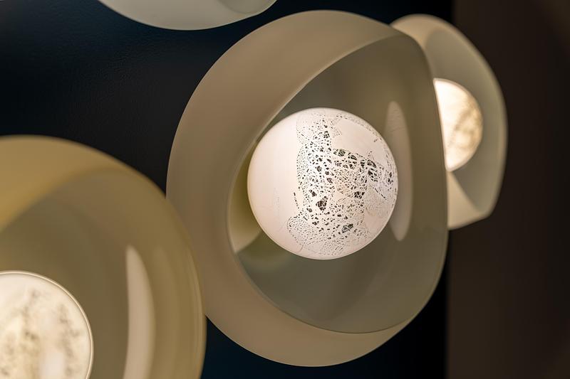 Press kit | 2351-06 - Press release | Five Female-Led Studios Champion Canadian Furniture and Lighting at WANTED New York - Mary Ratcliffe Studio, The Goodman Studio, Maha Alavi Studio, Anony, and Simone Ferkul Projects - Industrial Design - Geo Sconces - Photo credit: Worker Bee Supply