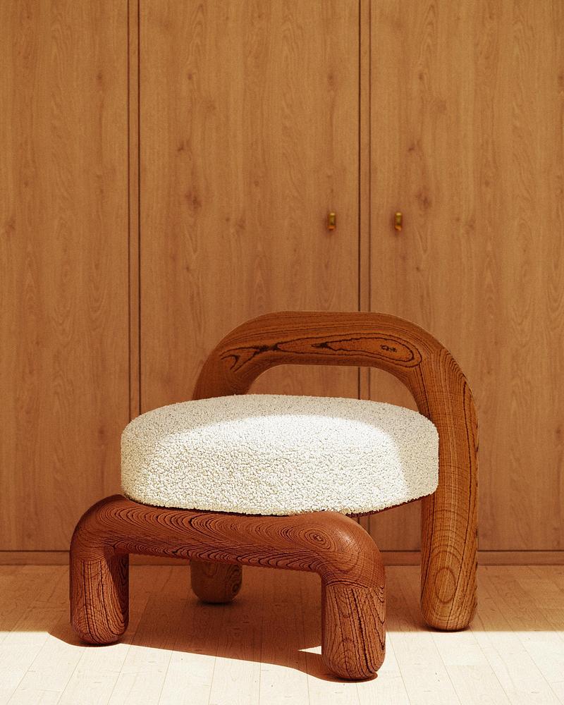 Press kit | 2351-06 - Press release | Five Female-Led Studios Champion Canadian Furniture and Lighting at WANTED New York - Mary Ratcliffe Studio, The Goodman Studio, Maha Alavi Studio, Anony, and Simone Ferkul Projects - Industrial Design - Lithic Lounge Chair - Photo credit:  Singyu Lam 