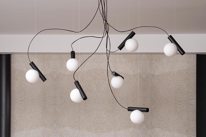 Press kit | 2351-06 - Press release | Five Female-Led Studios Champion Canadian Furniture and Lighting at WANTED New York - Mary Ratcliffe Studio, The Goodman Studio, Maha Alavi Studio, Anony, and Simone Ferkul Projects - Industrial Design - Node Chandelier - Photo credit: Scott Norsworthy