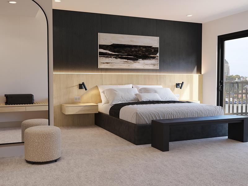 Press kit | 7864-01 - Press release | Tafisa launches ICONIQ, an Emblematic New Collection Inspired by Oak - Tafisa - Product - ICONIQ_M203(Q)_Black - Photo credit: Tafisa