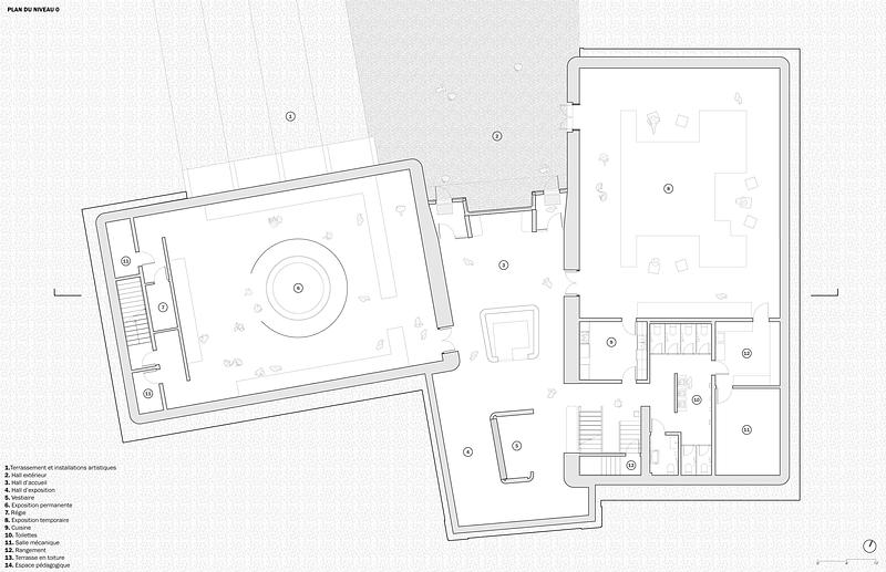 Dossier de presse | 1057-14 - Communiqué de presse | KANVA dévoile le musée du Parc Marie-Victorin : habiter la topographie pour révéler un patrimoine forgé par le temps - KANVA - Architecture institutionnelle - Crédit photo : KANVA