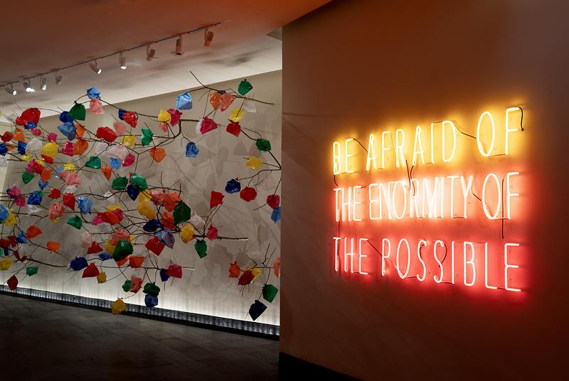 Press kit | 7871-01 - Press release | Black Gold Museum Where Oil Becomes Art - La Méduse - Art -  Black Gold Museum, Dream section, Alfredo Jaar, Pascale Marthine Tayou - Photo credit: La Méduse