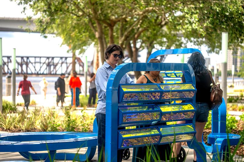 Dossier de presse | 5595-12 - Communiqué de presse | The Urban Conga Unveils 'A Cappella', a New Public Art Installation Celebrating Jacksonville's Enduring Musical Legacy - The Urban Conga - Design urbain - Crédit photo : Photo by Christopher Brickman