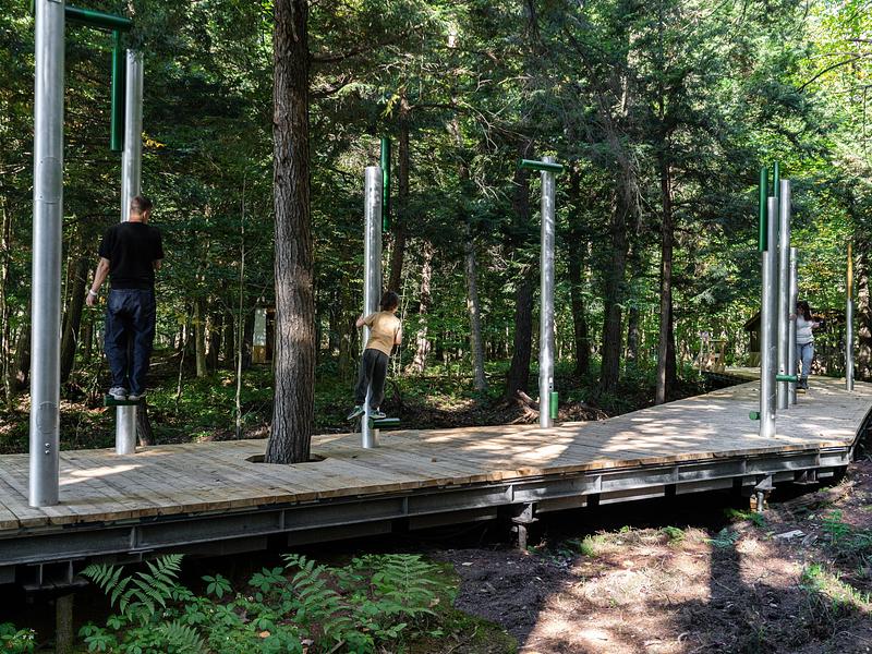 Press kit | 809-48 - Press release | AZURE Announces the 28 Winners of the 2026 AZ Awards - AZURE Media - Competition - Architecture - <p class="">EXPERIENTIAL INSTALLATIONS</p><p>Winner: Human Perches by Daily tous les jours, St Jude, Canada</p> - Photo credit: Olivier Blouin