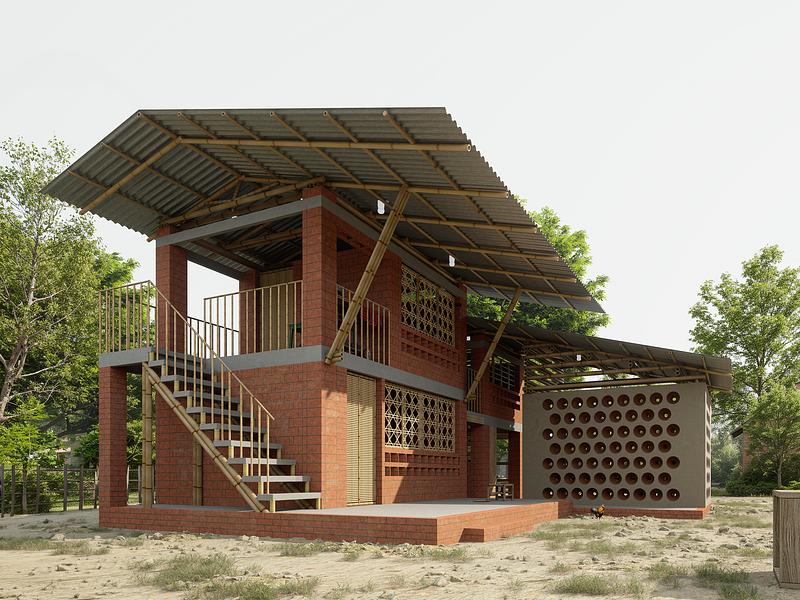 Press kit | 809-48 - Press release | AZURE Announces the 28 Winners of the 2026 AZ Awards - AZURE Media - Competition - <p>CONCEPTS</p><p>Winner: $2,500 Vernacular Home by XYLab, Para Dash, Bangladesh</p> - Photo credit: Xinyun Li