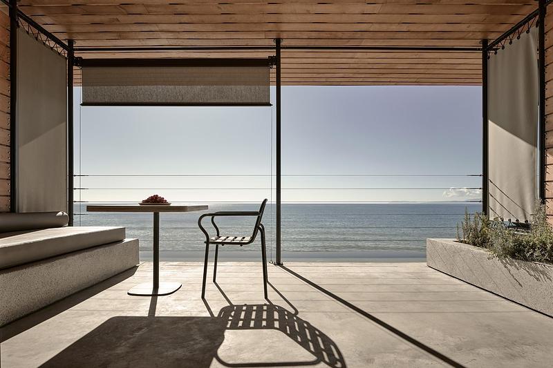 Press kit | 5134-03 - Press release | Dexamenes Seaside Hotel - K-Studio - Commercial Architecture - Photo credit: BREBA Claus Brechenmacher &amp; Reiner Baumann