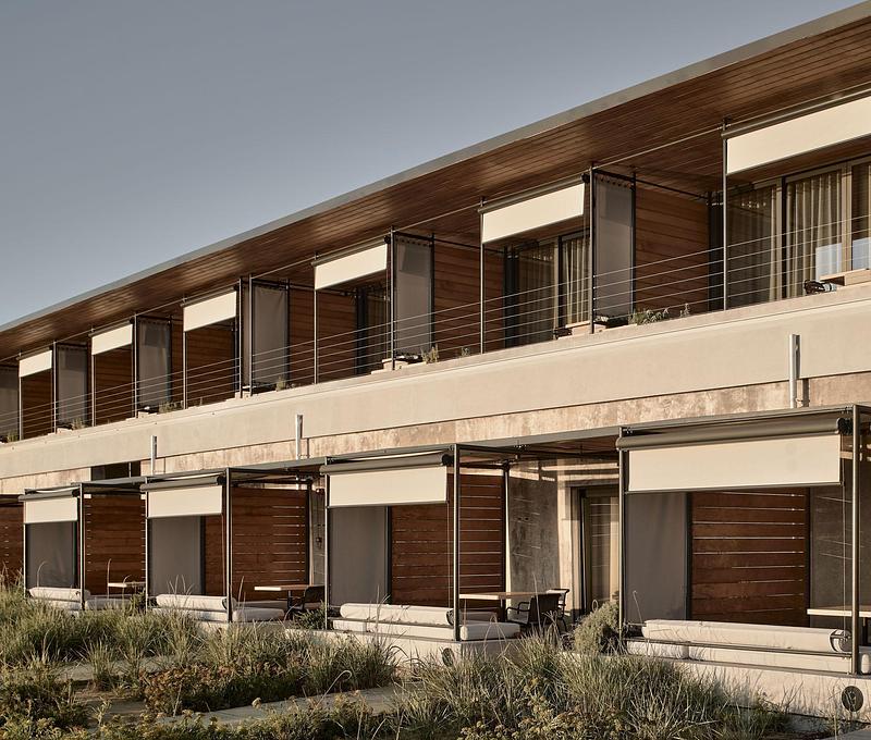 Press kit | 5134-03 - Press release | Dexamenes Seaside Hotel - K-Studio - Commercial Architecture - Photo credit: BREBA Claus Brechenmacher &amp; Reiner Baumann