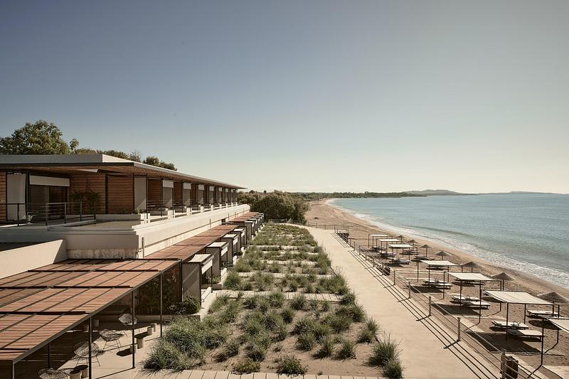 Press kit | 5134-03 - Press release | Dexamenes Seaside Hotel - K-Studio - Commercial Architecture - Photo credit: BREBA Claus Brechenmacher &amp; Reiner Baumann