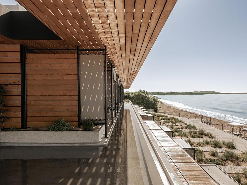 Press kit | 5134-03 - Press release | Dexamenes Seaside Hotel - K-Studio - Commercial Architecture - Photo credit: BREBA Claus Brechenmacher &amp; Reiner Baumann