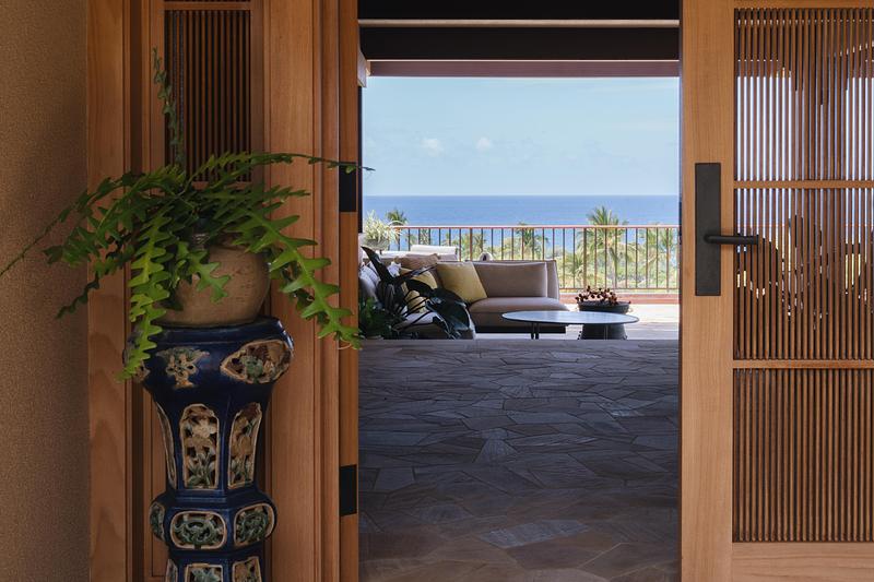Press kit | 2757-63 - Press release | Philpotts Interiors Celebrates Six Decades of Design Excellence - Philpotts Interiors - Residential Interior Design -    Mauna Kea Villas: Taking in the homeowner's wish to honor and highlight the family’s cherished heirlooms, artwork and antiquities, the project called for a comprehensive interior renovation with the goal of creating sophisticated, fresh, and modern living spaces. Unexpected design elements were seamlessly integrated to create fluid transitions between interior rooms and the outdoor lanai, enhancing the home’s connection to its natural surroundings.   - Photo credit:   Jenn Ellenburg 