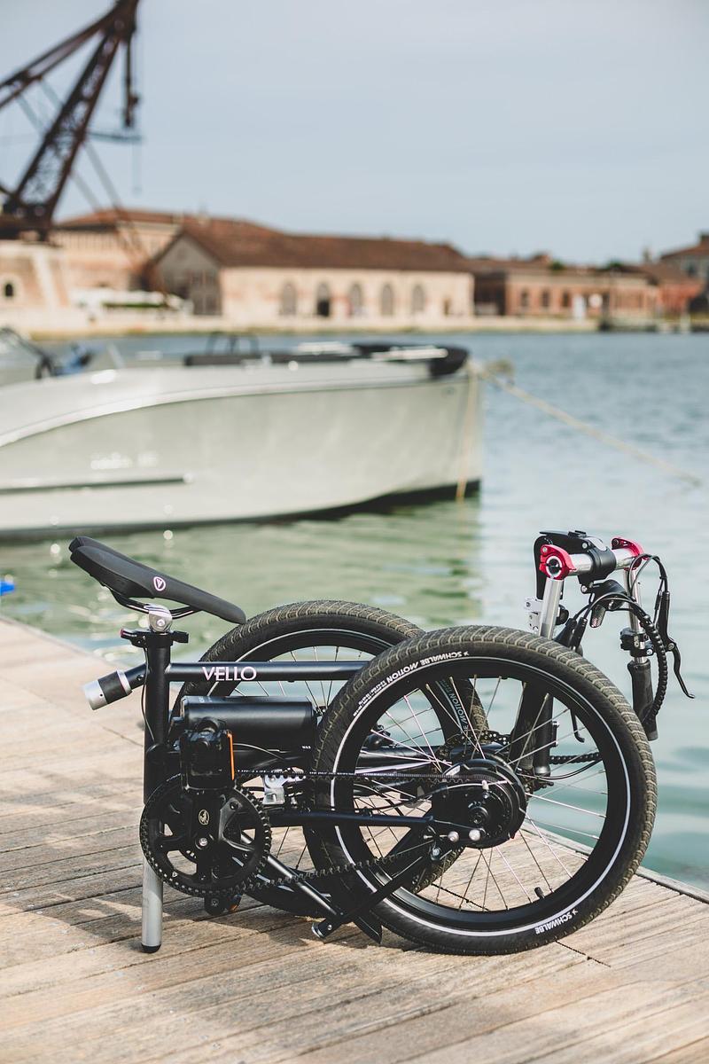 Press kit | 1833-10 - Press release | VELLO presents the world's first electric folding bike featuring the new Bosch HubLine drive system - VELLO BIKE - Industrial Design - VELLO VIA+ URBAN - Photo credit: Felix Busso