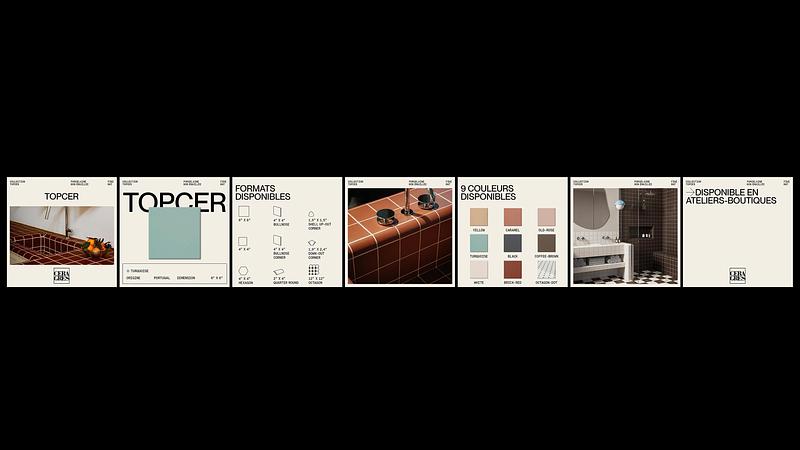 Press kit | 846-28 - Press release | Céragrès launches a new website - Céragrès - Product - <p class="">Examples of social media posts showcasing Céragrès’ new visual identity, developed in collaboration with LG2.</p> - Photo credit:  Céragrès<span></span> 
