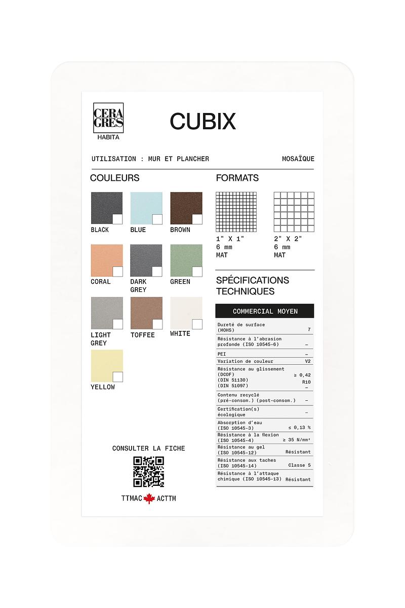 Press kit | 846-28 - Press release | Céragrès launches a new website - Céragrès - Product - <p>Back of the new 5 × 8 sample card, designed to simplify product identification and specification.</p> - Photo credit: Céragrès<span></span>